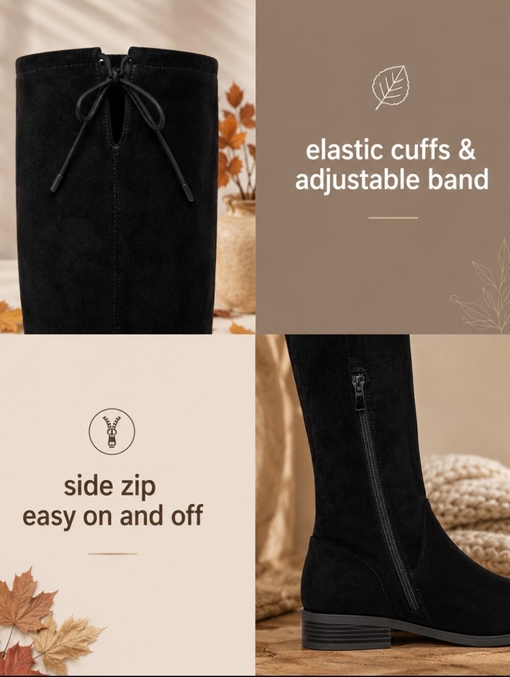 ❤Just In❤ Sexy Night out Boots over Knee toupe - Picture 2 of 3
